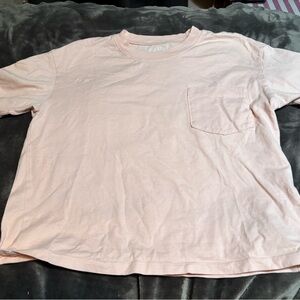 Time and Tru Pink Short Sleeve Tee